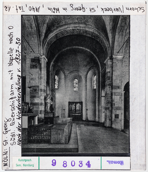 Vorschaubild Köln: St. Georg, südlicher Querschiffarm mit Kapelle nach Osten, nach Wiederherstellung 1927-30 